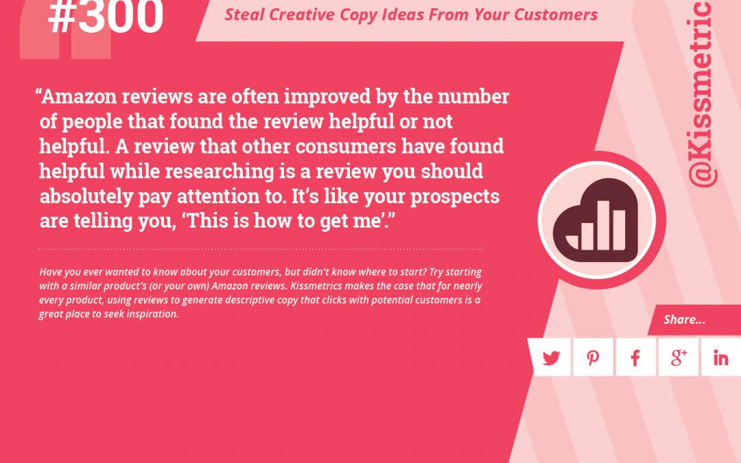 #300: Steal Creative Copy Ideas From Your Customers